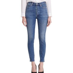 Citizens of Humanity Olivia High Rise Slim Ankle Jeans in Solo